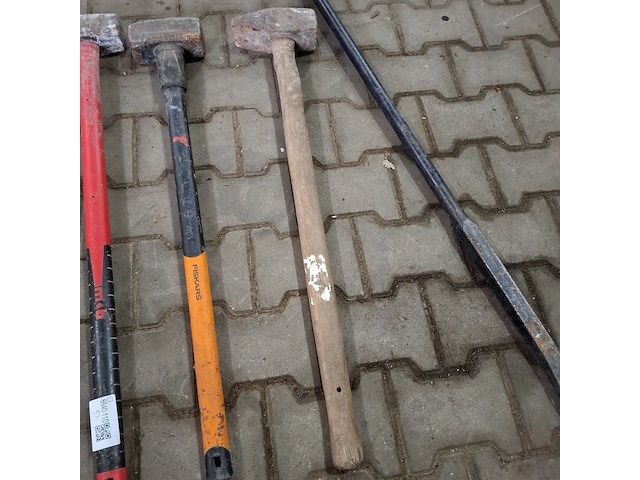 4x voorhamer met stootijzer - afbeelding 5 van  7