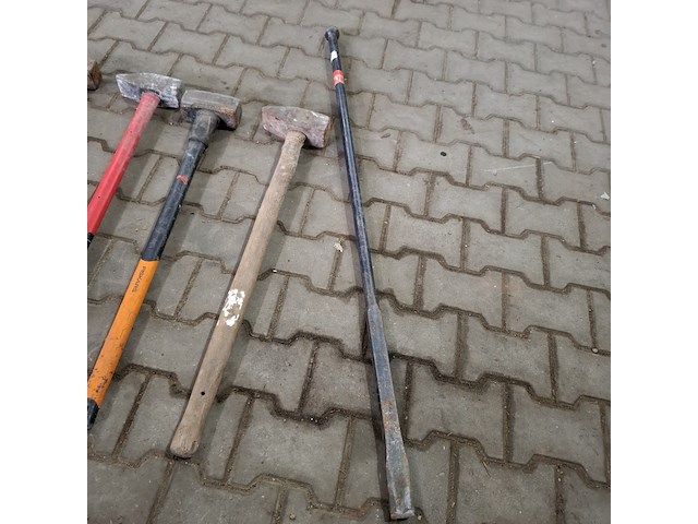 4x voorhamer met stootijzer - afbeelding 6 van  7