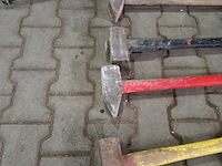 4x voorhamer met stootijzer - afbeelding 7 van  7