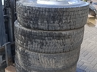 4x vrachtwagen velg met band, michelin, 295/80 r22.5 - afbeelding 2 van  9
