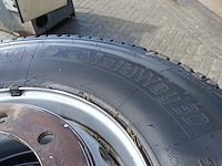 4x vrachtwagen velg met band, michelin, 295/80 r22.5 - afbeelding 4 van  9