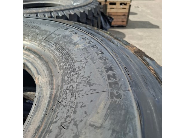 4x vrachtwagenband, michelin, xzl 2 - afbeelding 5 van  6