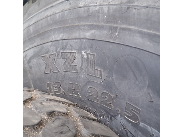 4x vrachtwagenband, michelin, xzl - afbeelding 7 van  9