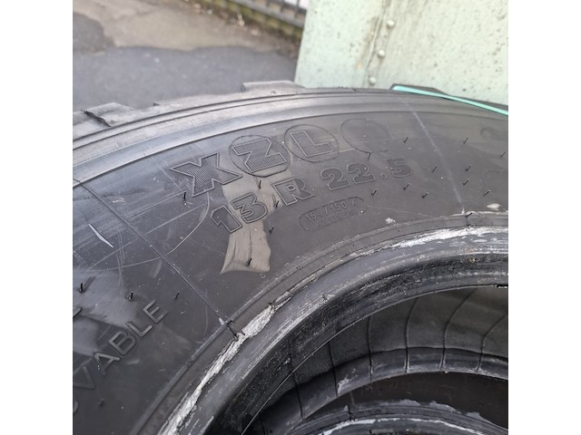 4x vrachtwagenband, michelin, xzl - afbeelding 5 van  7