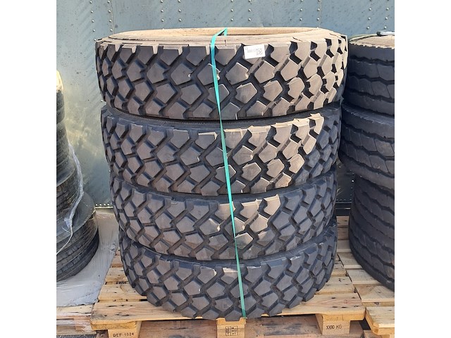 4x vrachtwagenband, michelin, xzl - afbeelding 1 van  5