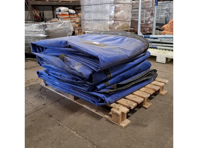 4x vrachtwagenzeil, blauw - afbeelding 1 van  5