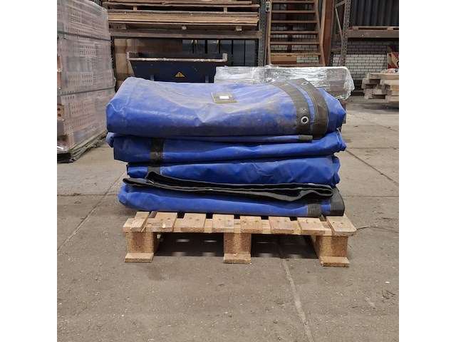 4x vrachtwagenzeil, blauw - afbeelding 2 van  5