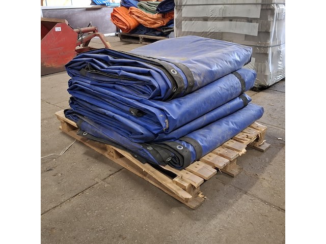 4x vrachtwagenzeil, blauw - afbeelding 4 van  5