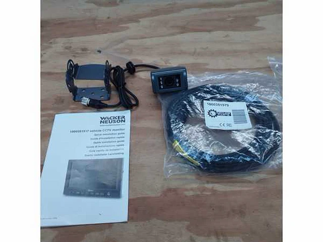 4x wacker neuson achteruitrijcamera sets - afbeelding 5 van  5