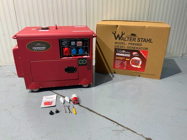 4x walter stahl - 2025 - pr8500d - diesel stroomgenerator / aggregaat (4x) - afbeelding 12 van  22