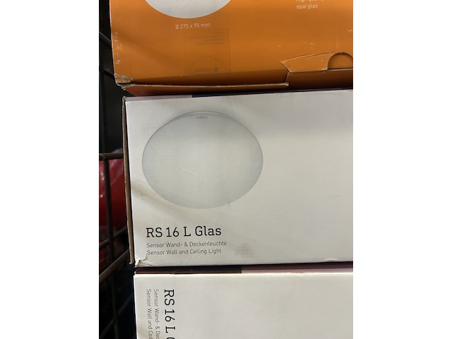 4x wand-/plafondlamp met sensor steinel - afbeelding 4 van  5