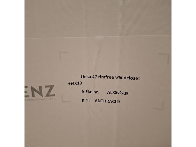 4x wandcloset xenz, gio, antraciet mat - afbeelding 5 van  5