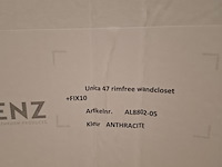 4x wandcloset xenz, gio, antraciet mat - afbeelding 5 van  5