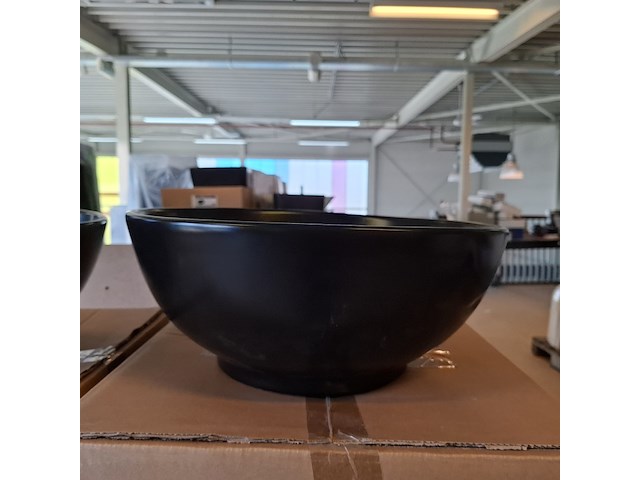 4x waskom best design, ancona, mat zwart - afbeelding 3 van  5