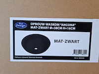 4x waskom best design, ancona, mat zwart - afbeelding 5 van  5