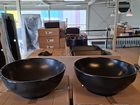 4x waskom best design, ancona, mat zwart - afbeelding 2 van  6
