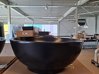 4x waskom best design, ancona, mat zwart - afbeelding 4 van  6