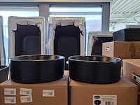 4x waskom best design, breela, mat zwart - afbeelding 1 van  7