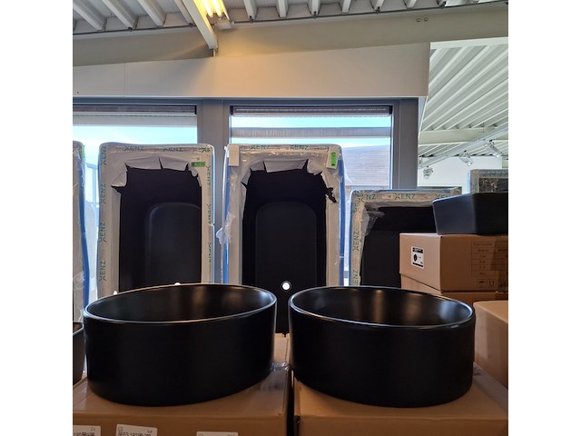 4x waskom best design, breela, mat zwart - afbeelding 2 van  7