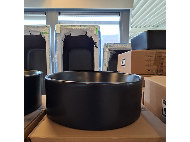 4x waskom best design, breela, mat zwart - afbeelding 5 van  7