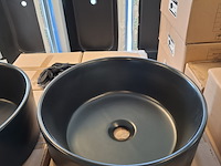 4x waskom best design, breela, mat zwart - afbeelding 6 van  7