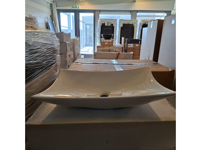 4x waskom best design, raaf, glans wit - afbeelding 1 van  6