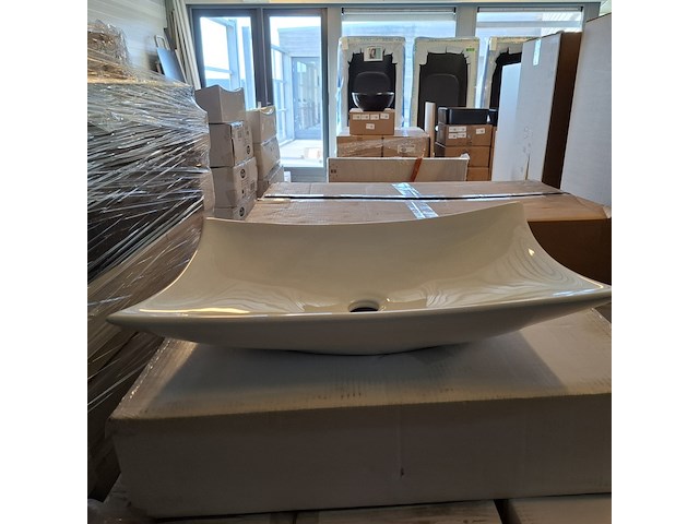 4x waskom best design, raaf, glans wit - afbeelding 1 van  6