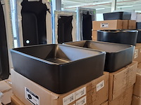 4x waskom best design, roveto, mat zwart - afbeelding 1 van  8