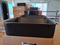 4x waskom best design, roveto, mat zwart - afbeelding 2 van  8