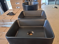 4x waskom best design, roveto, mat zwart - afbeelding 3 van  8