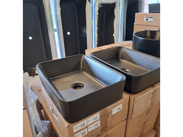 4x waskom best design, roveto, mat zwart - afbeelding 4 van  8