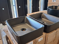 4x waskom best design, roveto, mat zwart - afbeelding 4 van  8