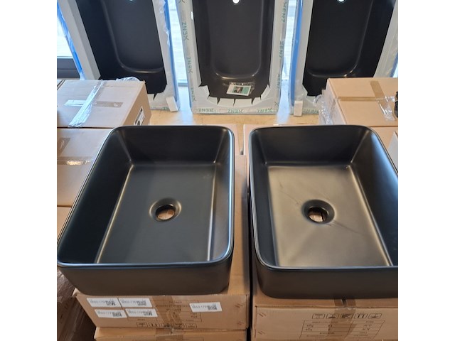 4x waskom best design, roveto, mat zwart - afbeelding 6 van  8