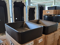 4x waskom best design, roveto, mat zwart - afbeelding 1 van  8