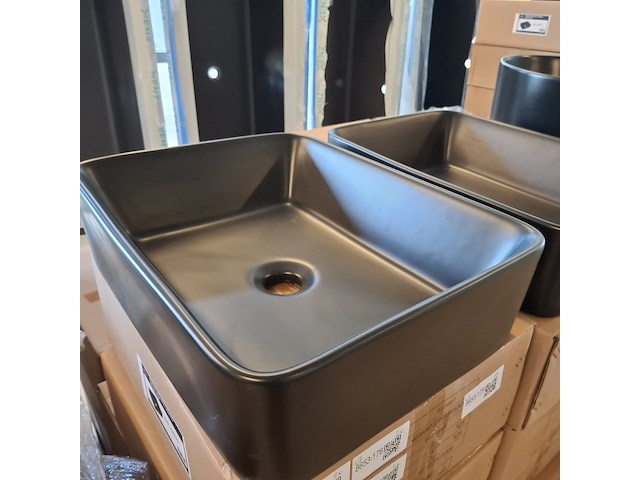 4x waskom best design, roveto, mat zwart - afbeelding 7 van  8