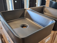 4x waskom best design, roveto, mat zwart - afbeelding 7 van  8