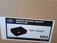 4x waskom best design, roveto, mat zwart - afbeelding 8 van  8