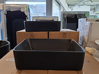 4x waskom best design, roveto, mat zwart - afbeelding 1 van  6