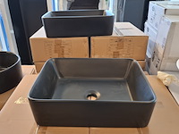 4x waskom best design, roveto, mat zwart - afbeelding 2 van  6