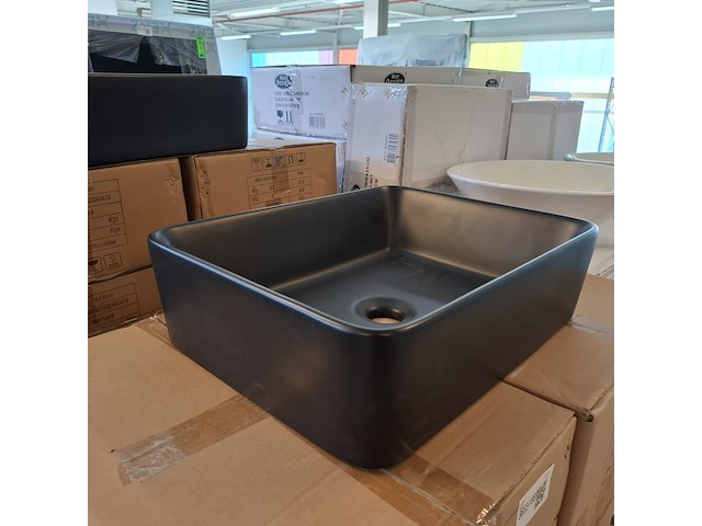 4x waskom best design, roveto, mat zwart - afbeelding 4 van  6