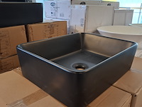 4x waskom best design, roveto, mat zwart - afbeelding 4 van  6