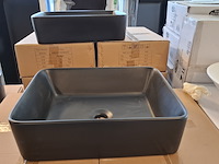 4x waskom best design, roveto, mat zwart - afbeelding 2 van  6