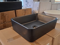 4x waskom best design, roveto, mat zwart - afbeelding 4 van  6