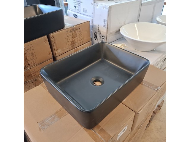 4x waskom best design, roveto, mat zwart - afbeelding 5 van  6