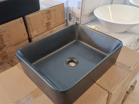 4x waskom best design, roveto, mat zwart - afbeelding 5 van  6