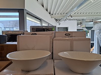 4x waskom best design, taps, glans wit - afbeelding 1 van  6