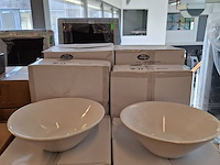 4x waskom best design, taps, glans wit - afbeelding 2 van  6