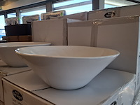 4x waskom best design, taps, glans wit - afbeelding 4 van  6