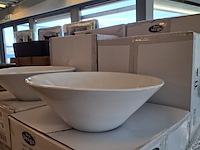 4x waskom best design, taps, glans wit - afbeelding 3 van  6