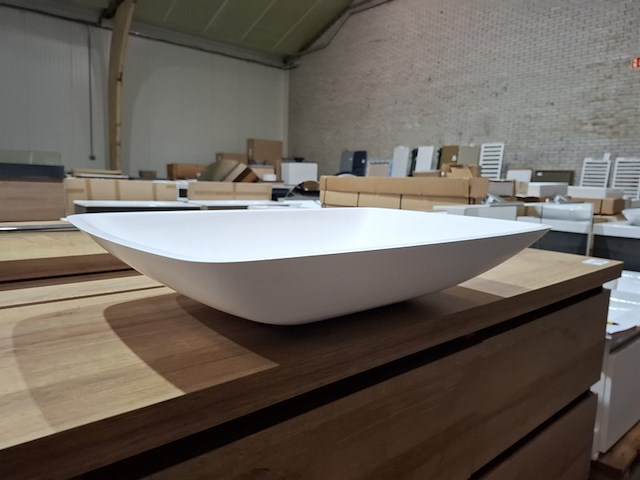 4x waskom mat wit - afbeelding 3 van  7